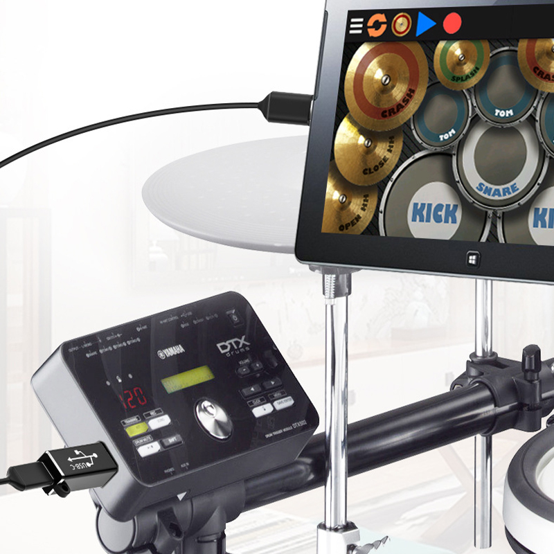 Tipo c usb fêmea para USB-B ma - Midi Controller Pad avaliação e preço